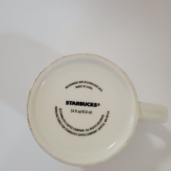 Starbucks Holiday Christmas Red Mugs Set of 2, 14 OZ. NWOT - Picture 3 of 3